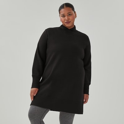 Women+ Active Essential Fleece Tunic - Black
