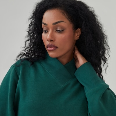 Tunique sport essentielle en molleton Femmes+ - Sarcelle Foncé