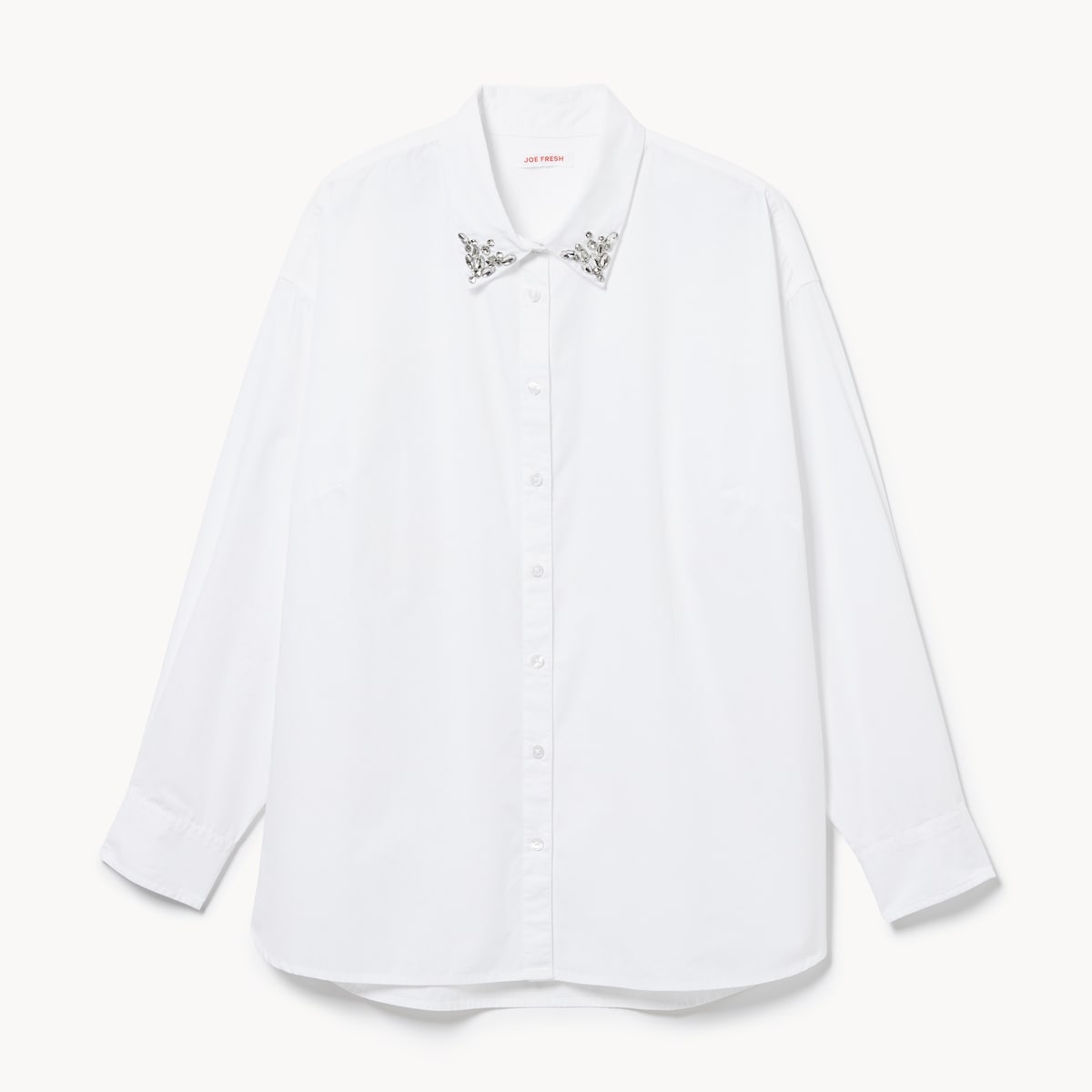 Chemise en popeline  col dcor Femmes+