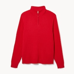 Joe Fresh Women+ Ribbed Quarter-Zip Pullover - 1 ea | Atlantic
