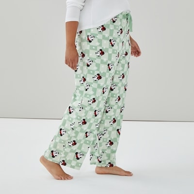 Women+ Disney Mickey Mouse Sleep Pant - Light Green