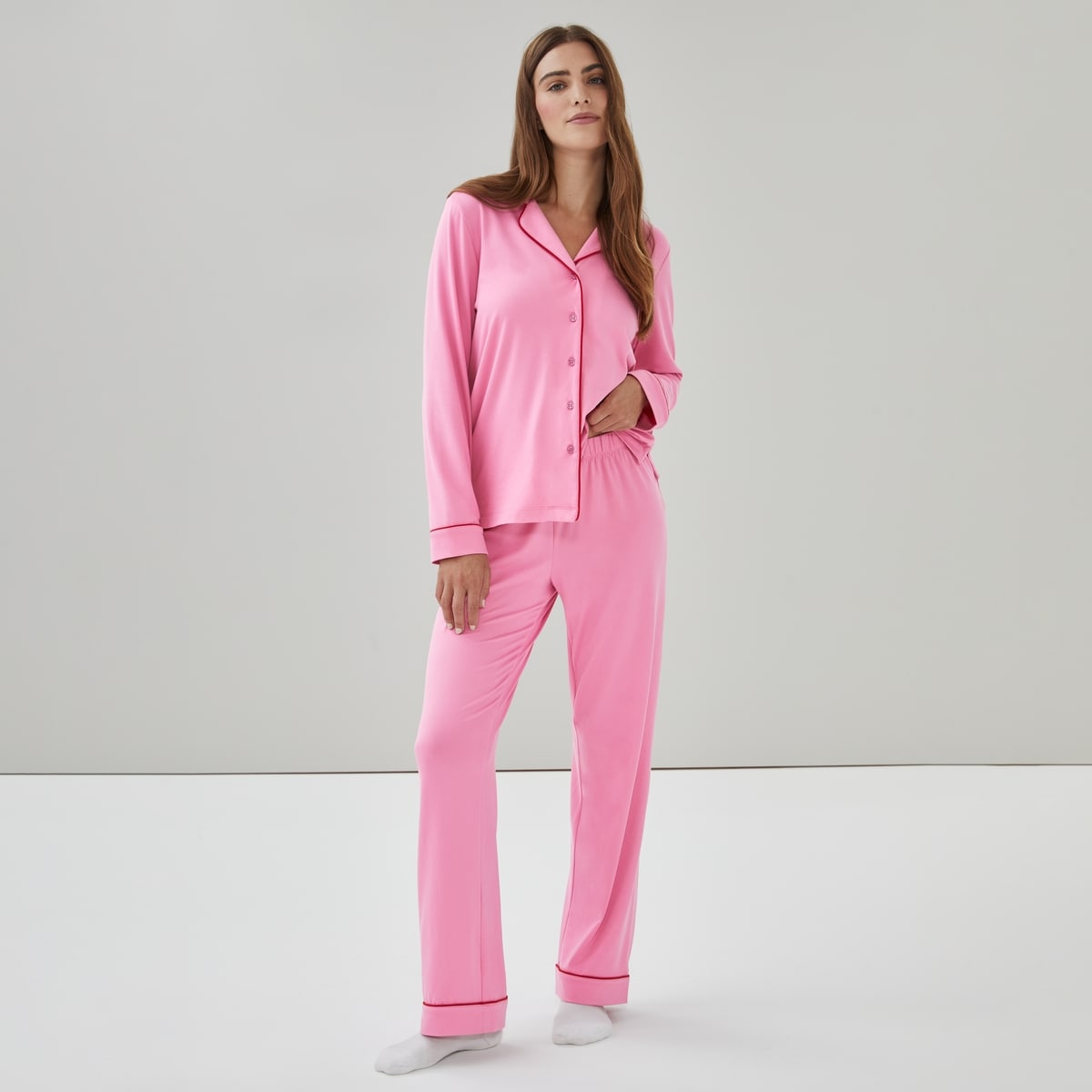 Festive Lush Sleep Pant - Pink