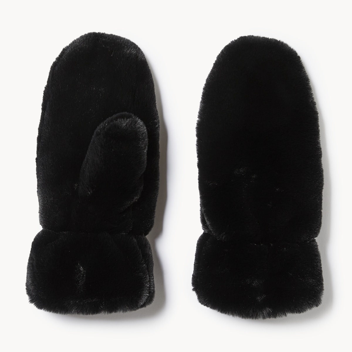 Faux Fur Mittens