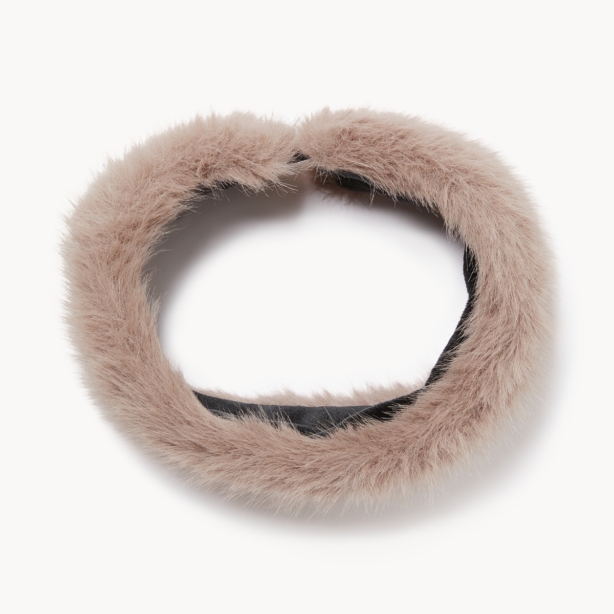 Serre-tte en similifourrure - Taupe