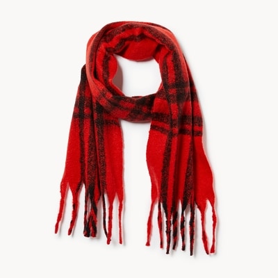 Joe Fresh Plaid Fringe Scarf 1 ea, $24.00/1ea