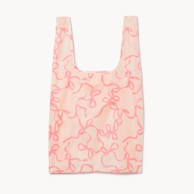 Printed Packable Shopper Tote - Cream