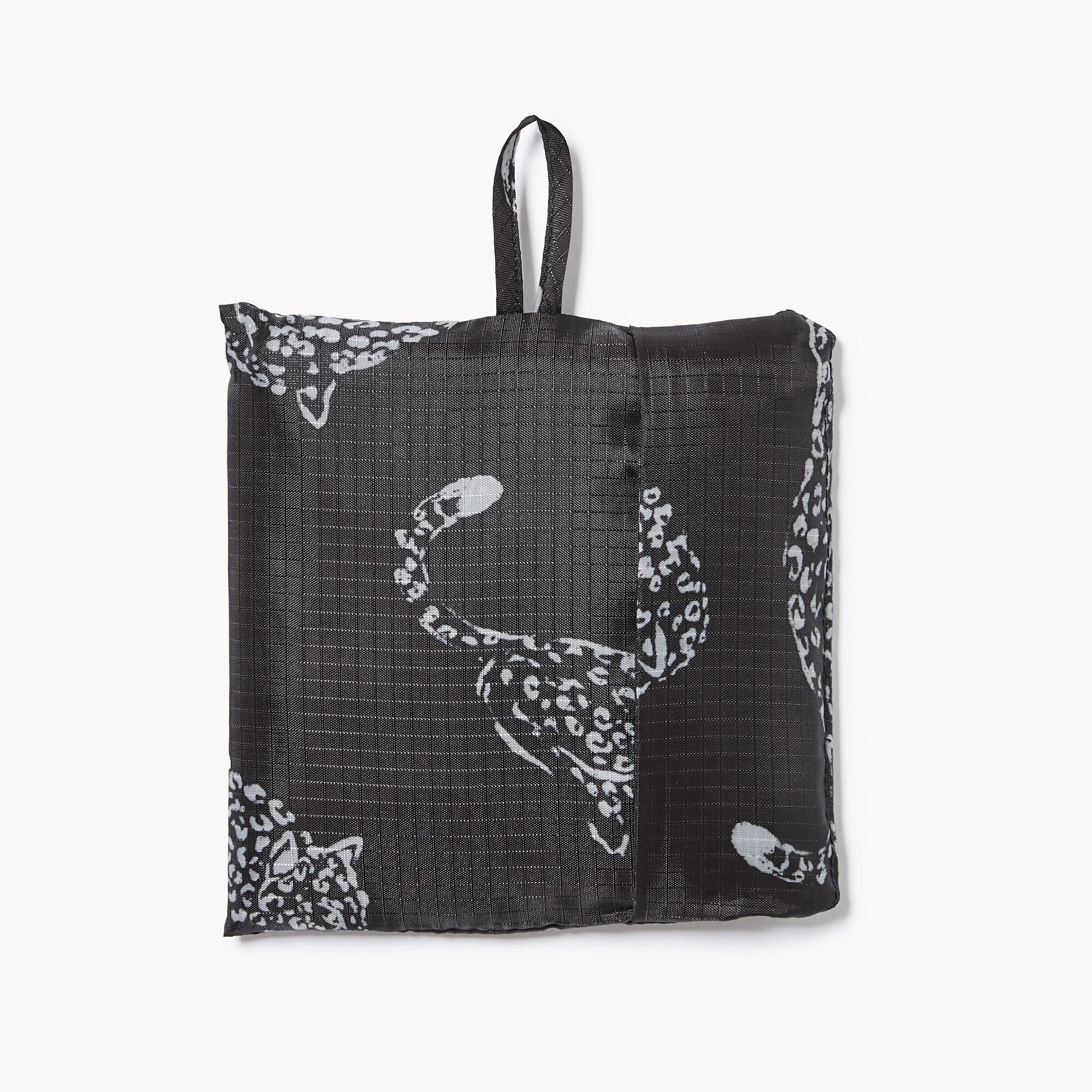 Printed Packable Shopper Tote