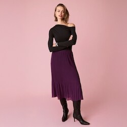 Joe Fresh Jupe midi plissée en mousseline 1 ea, 45,00 $/1ch