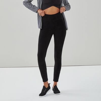 Active Super Stretch Fleece Legging - Black