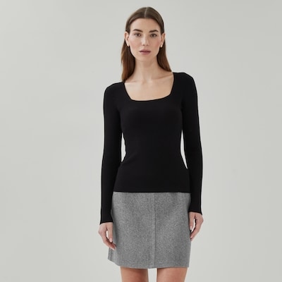 Joe Fresh Ribbed Long Sleeve Top 1 ea, $39.00/1ea