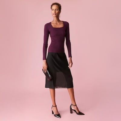 Joe Fresh Haut côtelé à manches longues 1 ea, 39,00 $/1ch