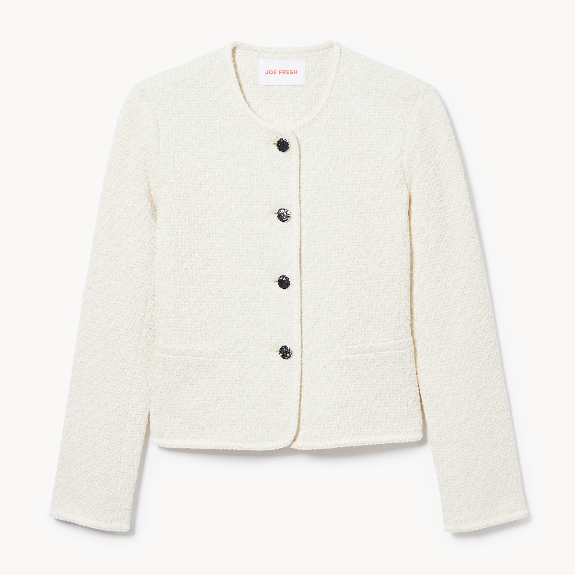 Tweed Blazer in Linen from Joe Fresh