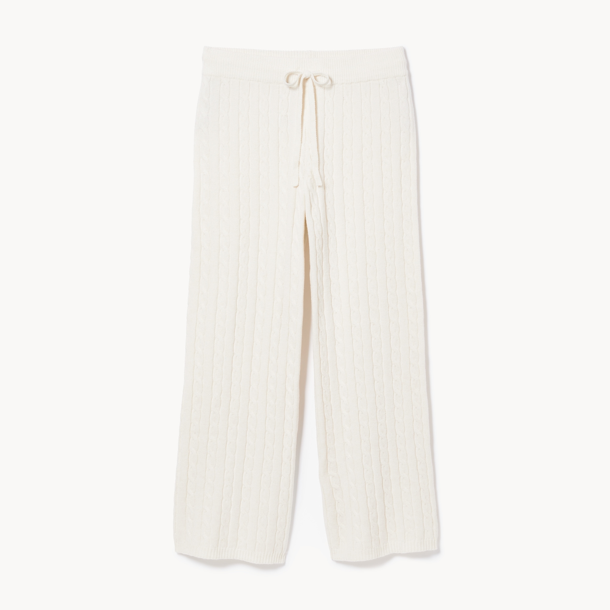 Wide Leg Sweater Pant in Off White from Joe Fresh