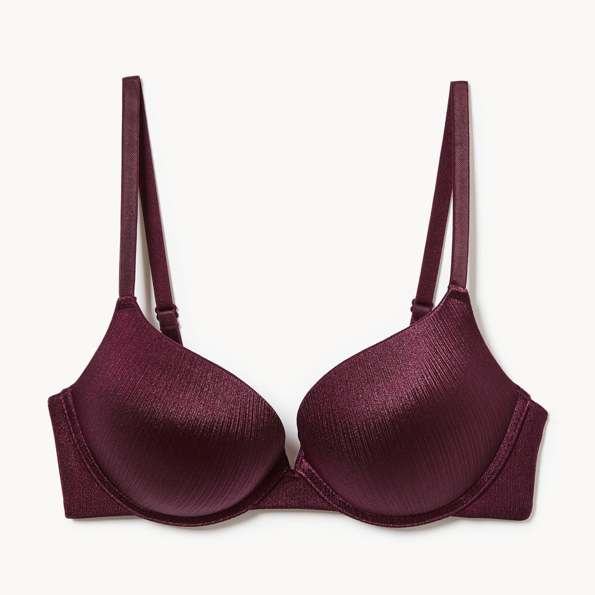 Soutien-gorge pigeonnant chatoyant - Bourgogne