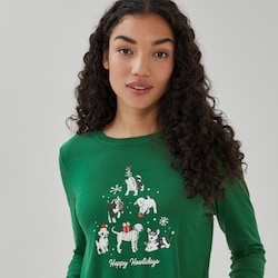 Joe Fresh Graphic Long Sleeve Sleep Top 1 ea, $19.00/1ea