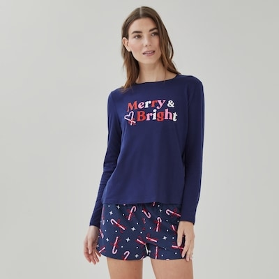 Joe Fresh Graphic Long Sleeve Sleep Top 1 ea, $19.00/1ea