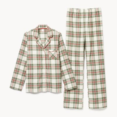 Flannel Sleep Set - Off White