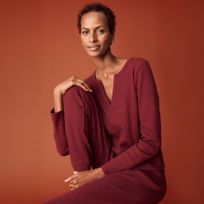 Joe Fresh Waffle Knit Long Sleeve Sleep Top 1 ea, $22.00/1ea