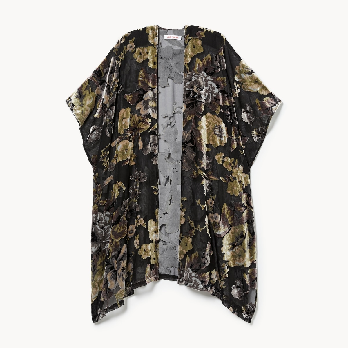 Chle floqu en velours - Taupe