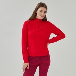Joe Fresh Ribbed Quarter-Zip Pullover 1 ea, $45.00/1ea