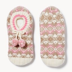 Joe Fresh Chaussettes pantoufles basses en jersey jacquard 1 ea, 14,00 $/1ch