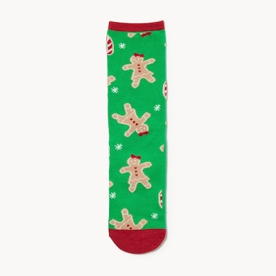 Joe Fresh Holiday Gingerbread Crew Socks 1 ea, $3.00/1ea