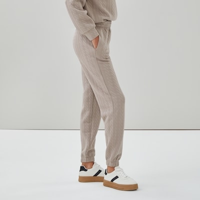 Active Quilted Sweatpant - Light Brown