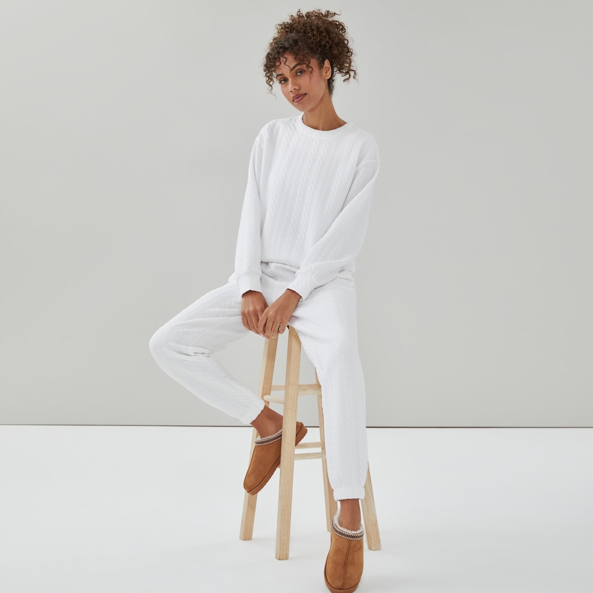 Active Quilted Sweatshirt