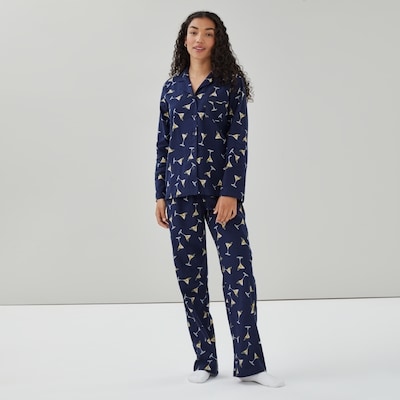 Flannel Sleep Set - Blue