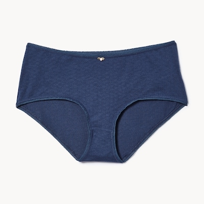 Pointelle Boyshort - Navy