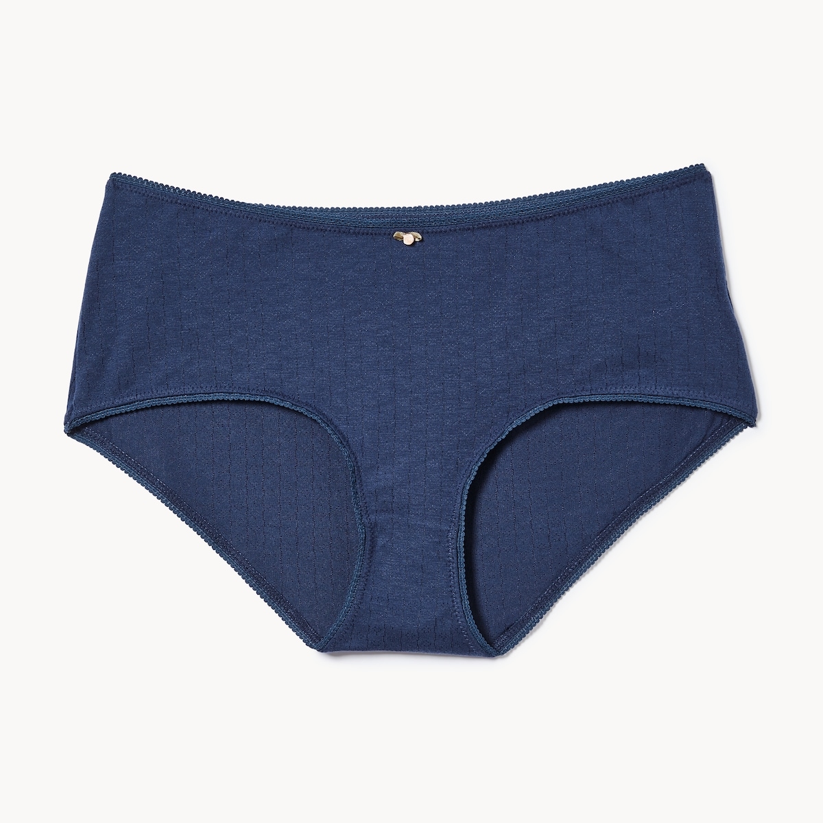 Pointelle Boyshort - Navy