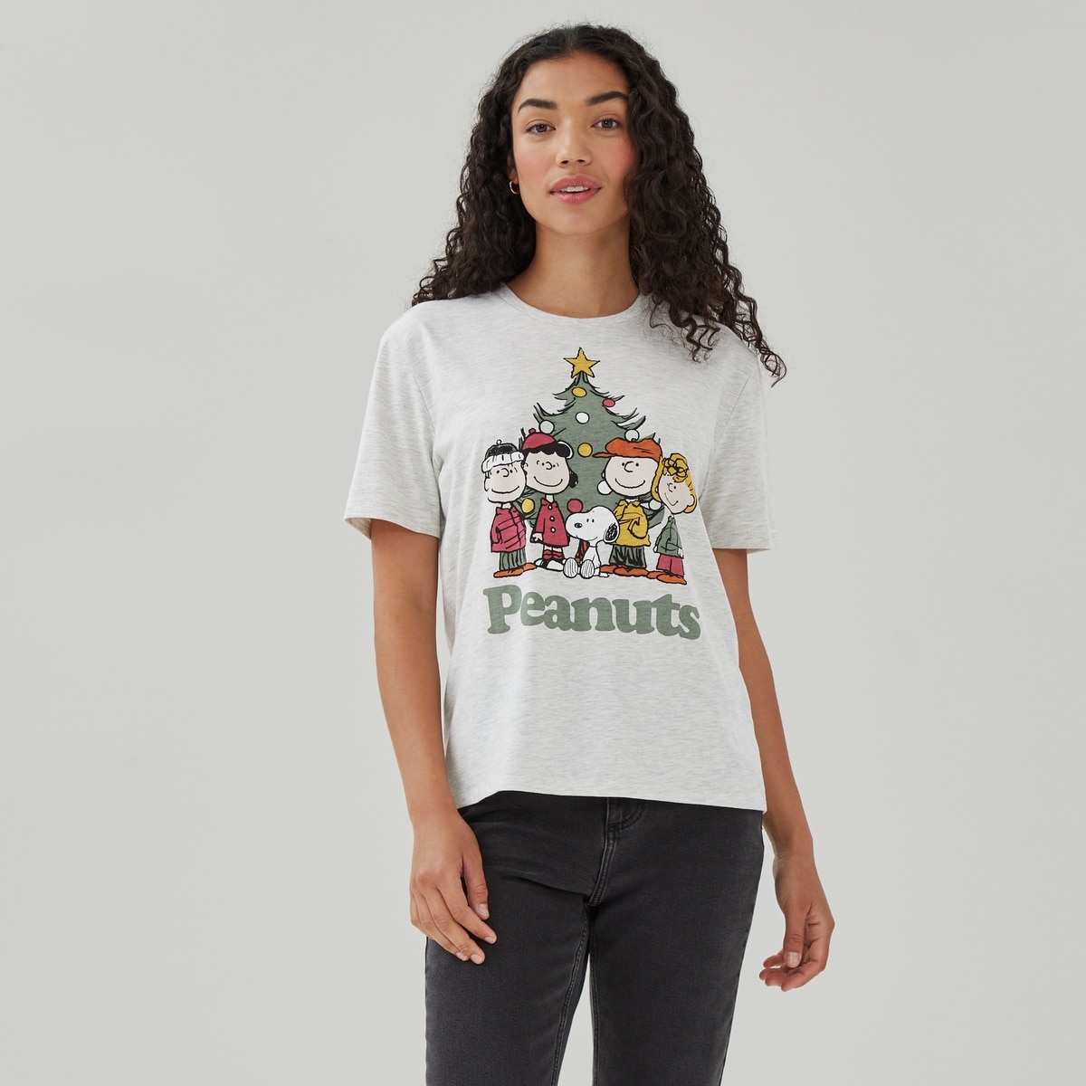 T-shirt de style festif  motif Snoopy de Peanuts