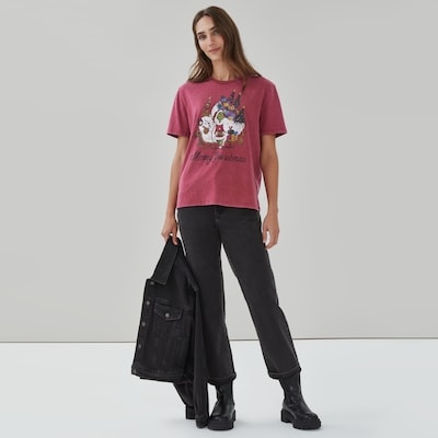 Grinch Festive Graphic T-Shirt - Red