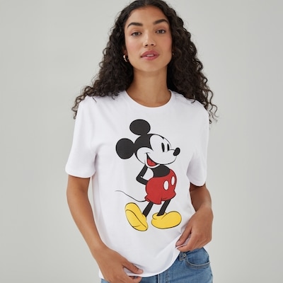 Disney Mickey Mouse Graphic T-Shirt - Bright White