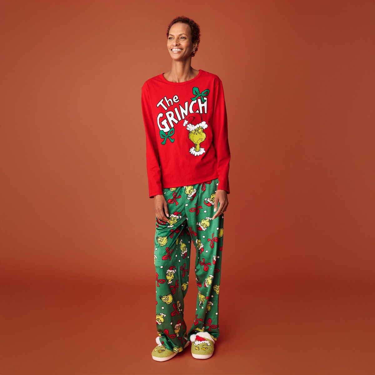 Grinch Festive Sleep Set - Red