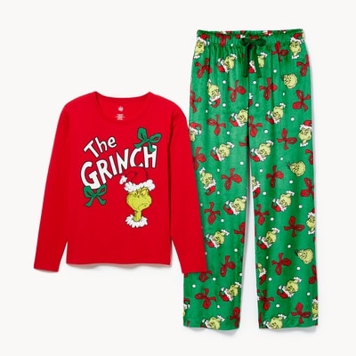 Joe Fresh Grinch Festive Sleep Set 1 ea, $39.00/1ea