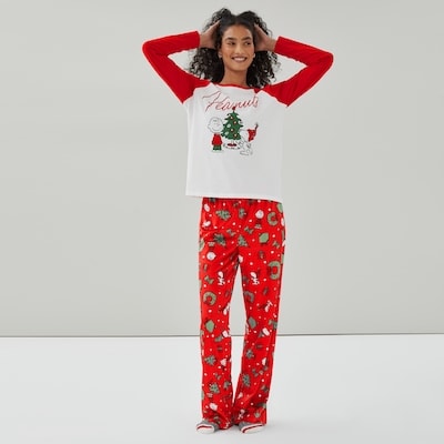 Ensemble pyjama de style festif, Snoopy de Peanuts - Rouge