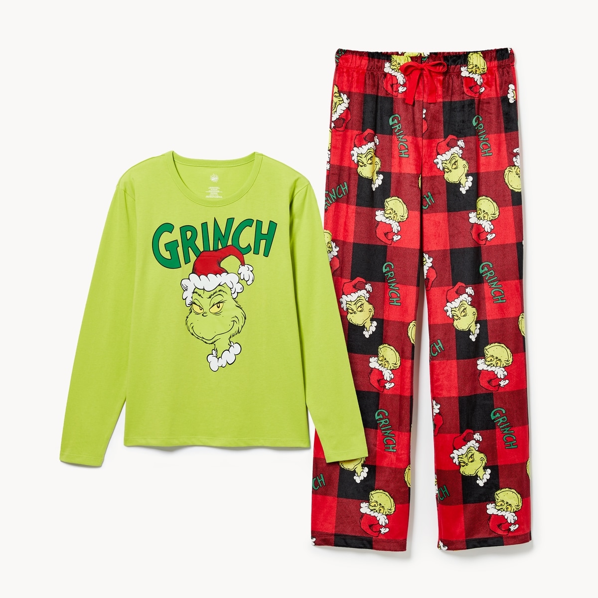 Ensemble pyjama de style festif, Grincheux