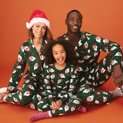 Holiday Santa Sleep Set - Green
