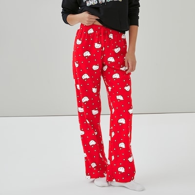 Pantalon de nuit Hello Kitty - Rouge
