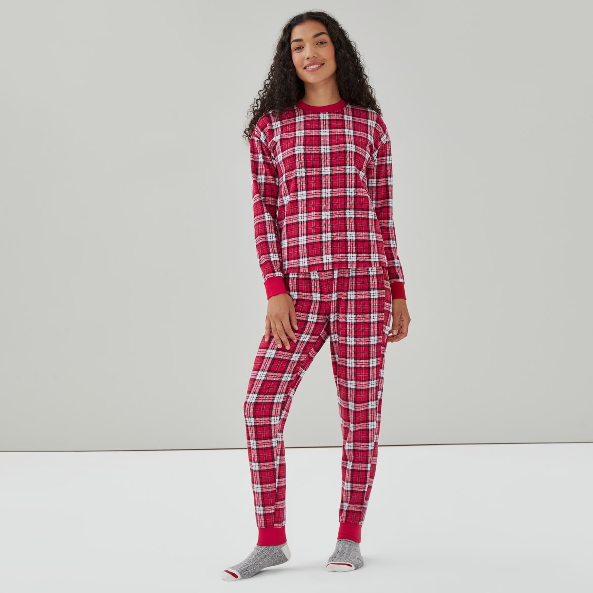 Holiday Fleece Sleep Set - Red