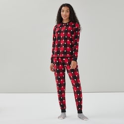 Joe Fresh Holiday Fleece Sleep Set 1 ea, $35.00/1ea