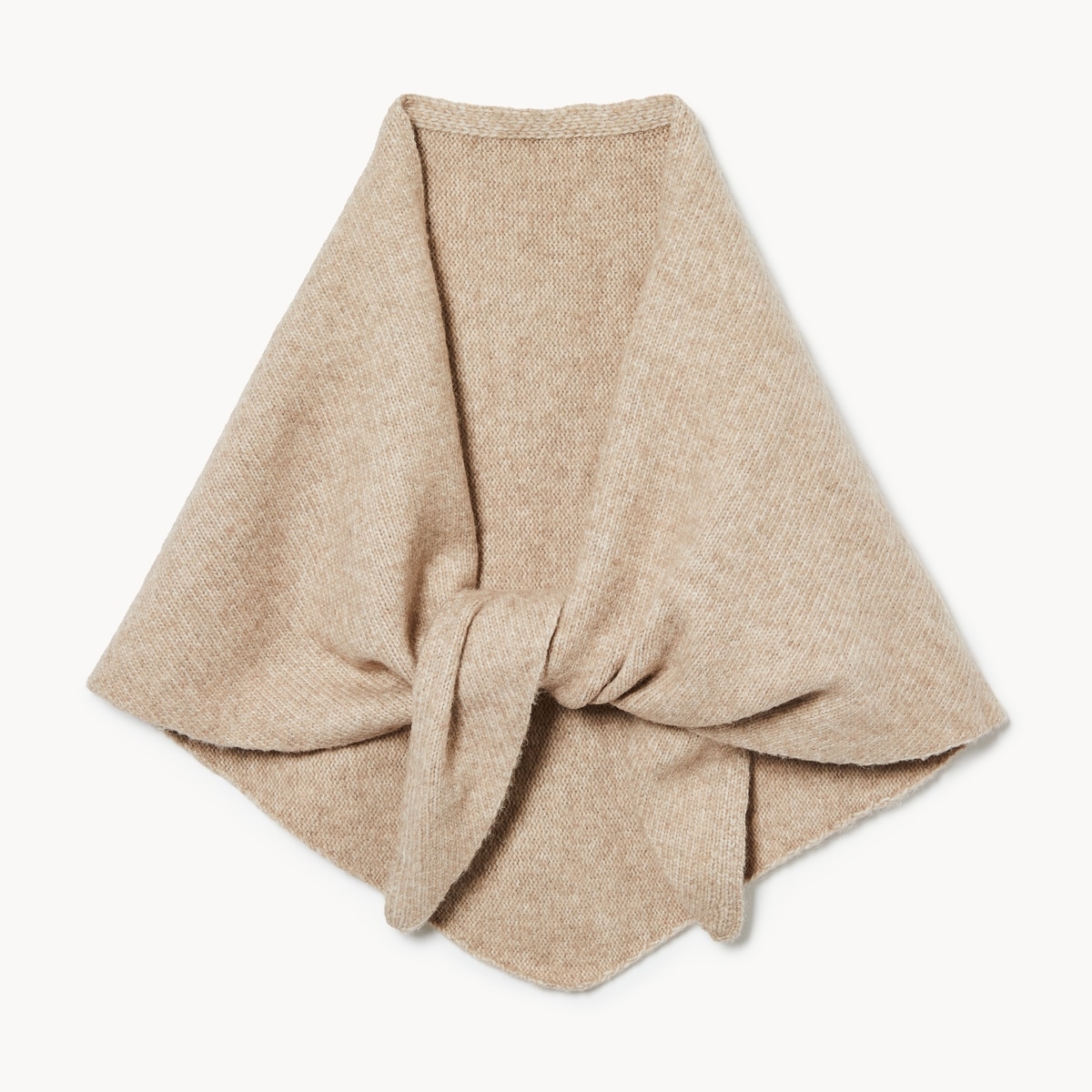 charpe triangulaire en tricot