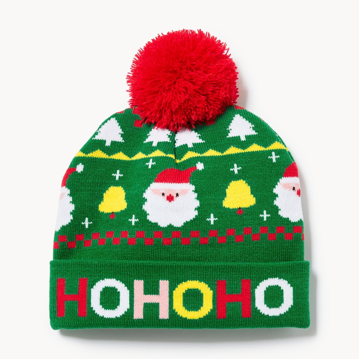Ugly Christmas Santa Toque - Green