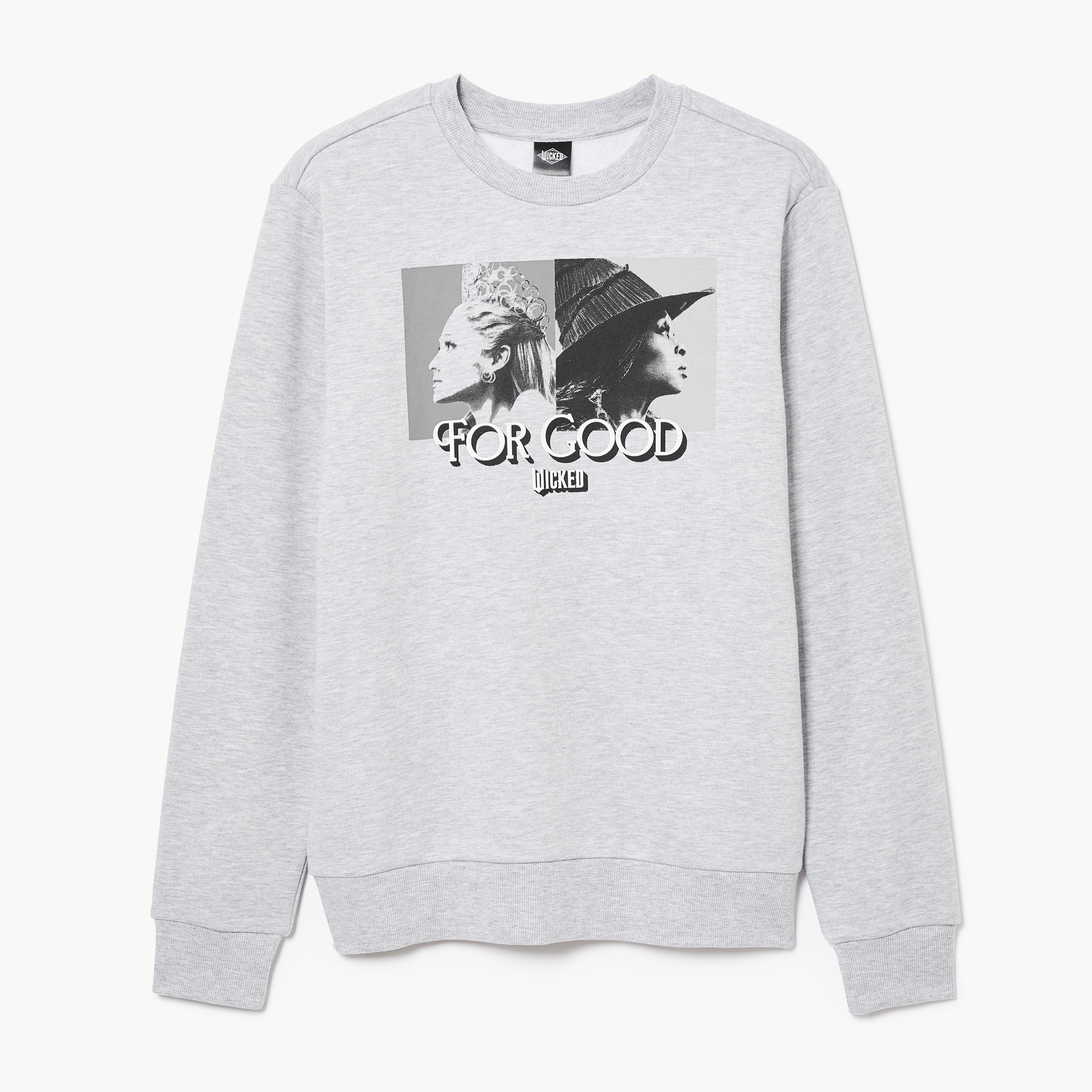 Wicked Graphic Sweatshirt in Light Grey Mix from Joe Fresh