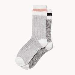 Joe Fresh 2-Pack Ultra Soft Ribbed Crew Socks 1 ea, $12.00/1ea
