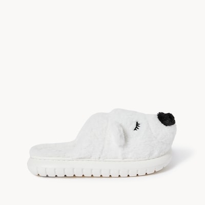 Polar Bear Slippers - White