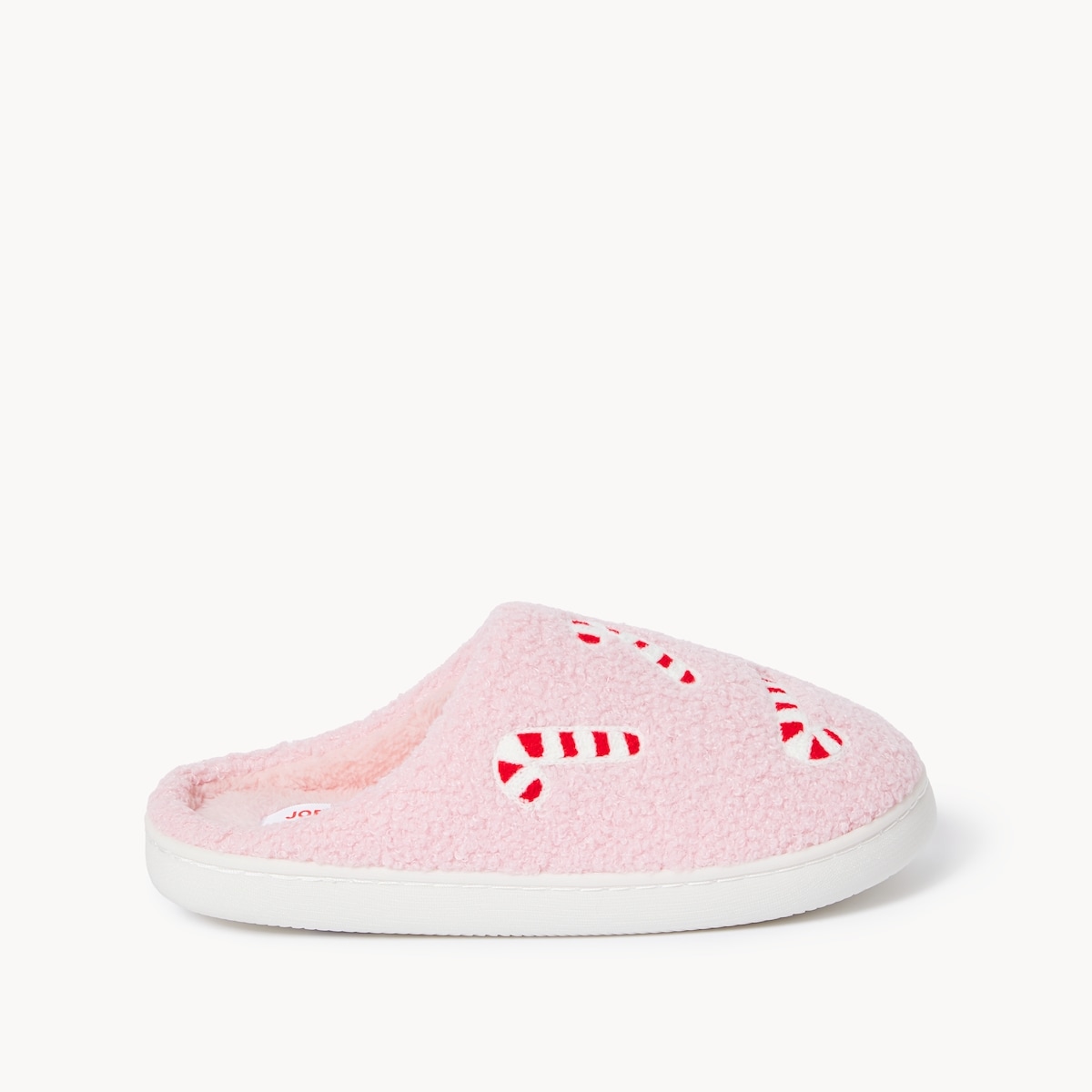 Candy Cane Slippers - Pink