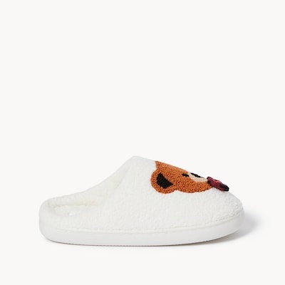 Bear Slippers - Cream