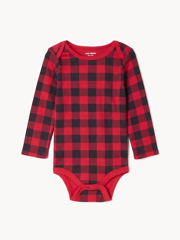 Joe Fresh Baby Boys' Printed Long Sleeve Bodysuit 1 ea, $8.00/1ea